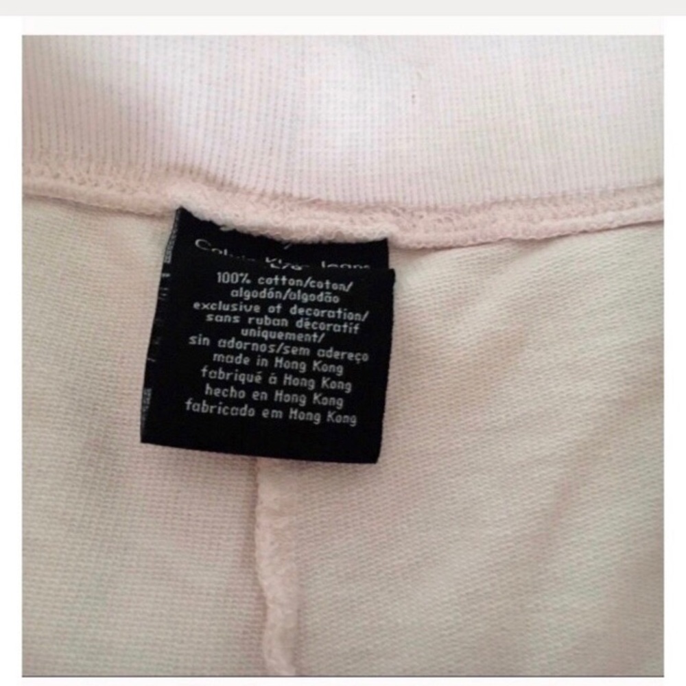 Calvin Klein Jeans Light Pink Sweat Pants - Picture 5 of 5